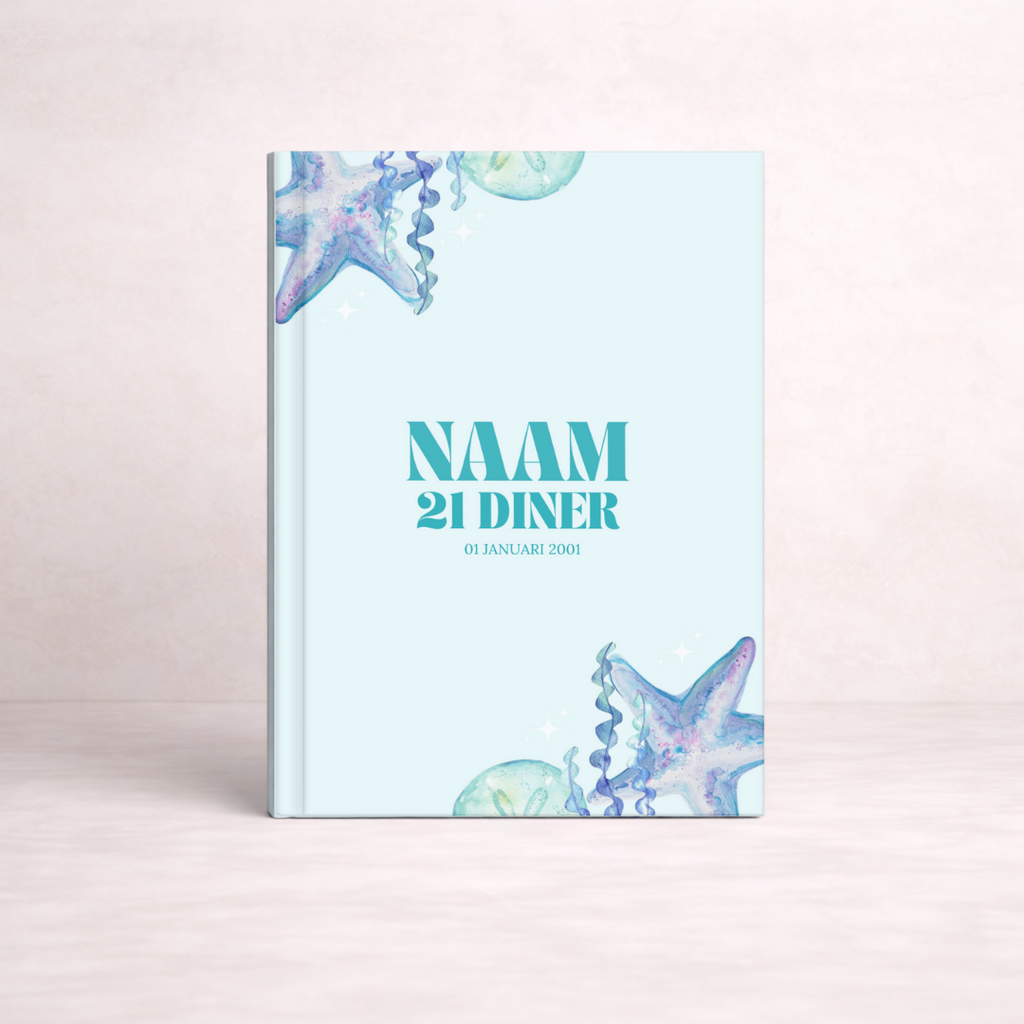 OCEAN BREEZE -  21 diner boek - Seven Four Templates