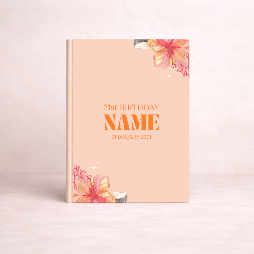SUNSET SOIRÉE  - verjaardags fotoboek template
