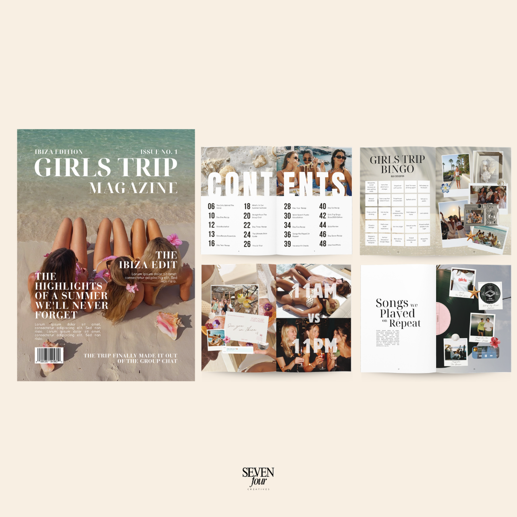 GIRLS TRIP EDITION - magazine template