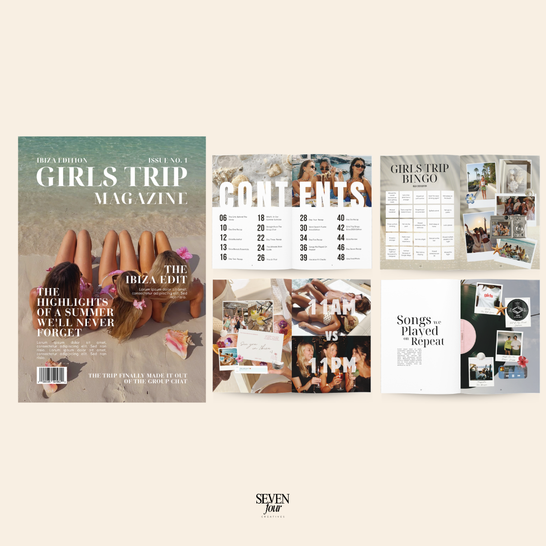 GIRLS TRIP EDITION - magazine template