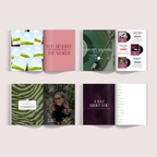 BOTANICAL MUSE - Verjaardagsboek template - Seven Four Templates