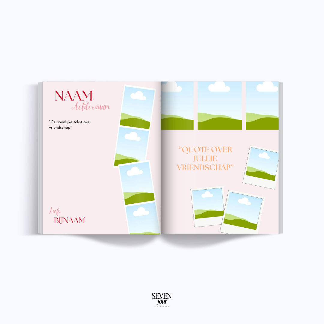CON AMORE -  21 diner boek - Seven Four Templates