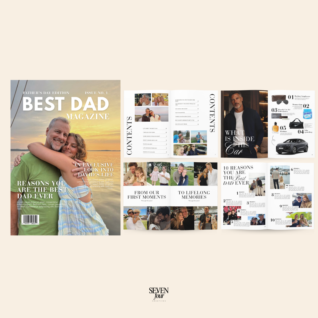 FATHER'S DAY EDITION - magazine template