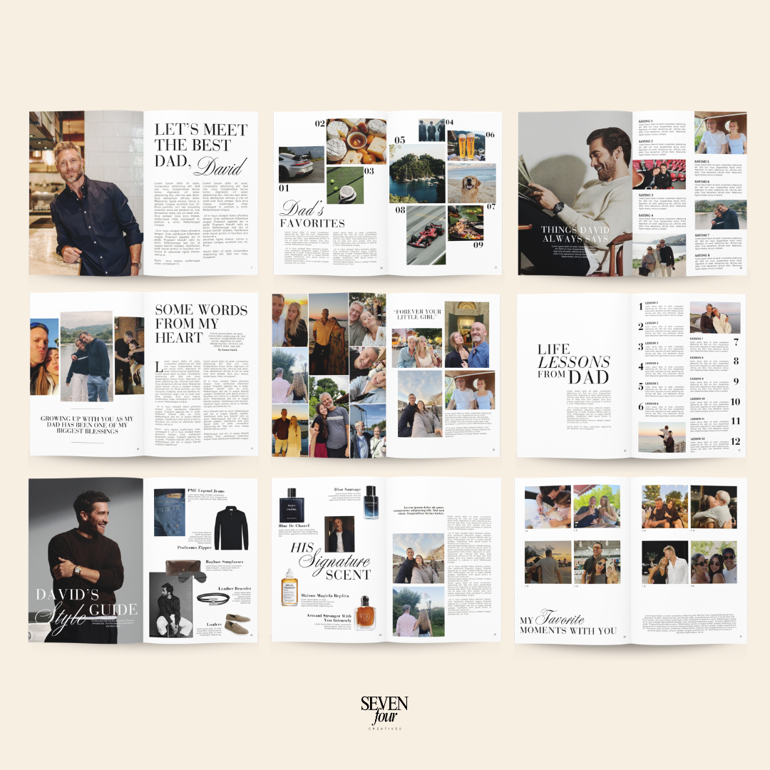 FATHER'S DAY EDITION - magazine template