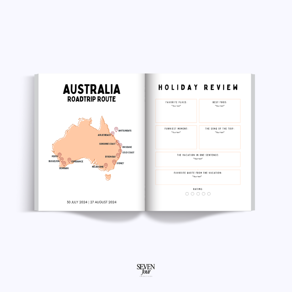 ASSOULINE INSPIRED -  Vakantie fotoboek - Seven Four Templates