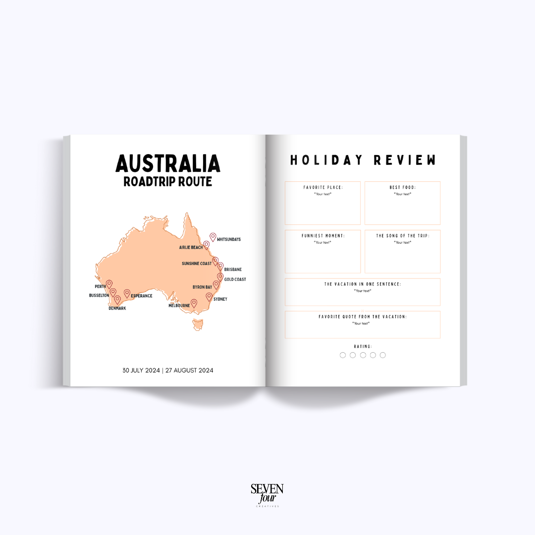 ASSOULINE INSPIRED -  Vakantie fotoboek - Seven Four Templates