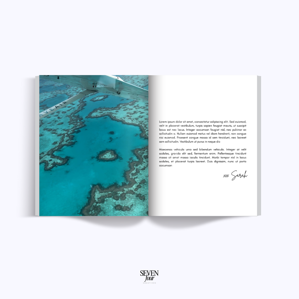 ASSOULINE INSPIRED -  Vakantie fotoboek - Seven Four Templates