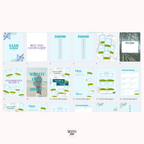 OCEAN BREEZE -  21 diner boek - Seven Four Templates