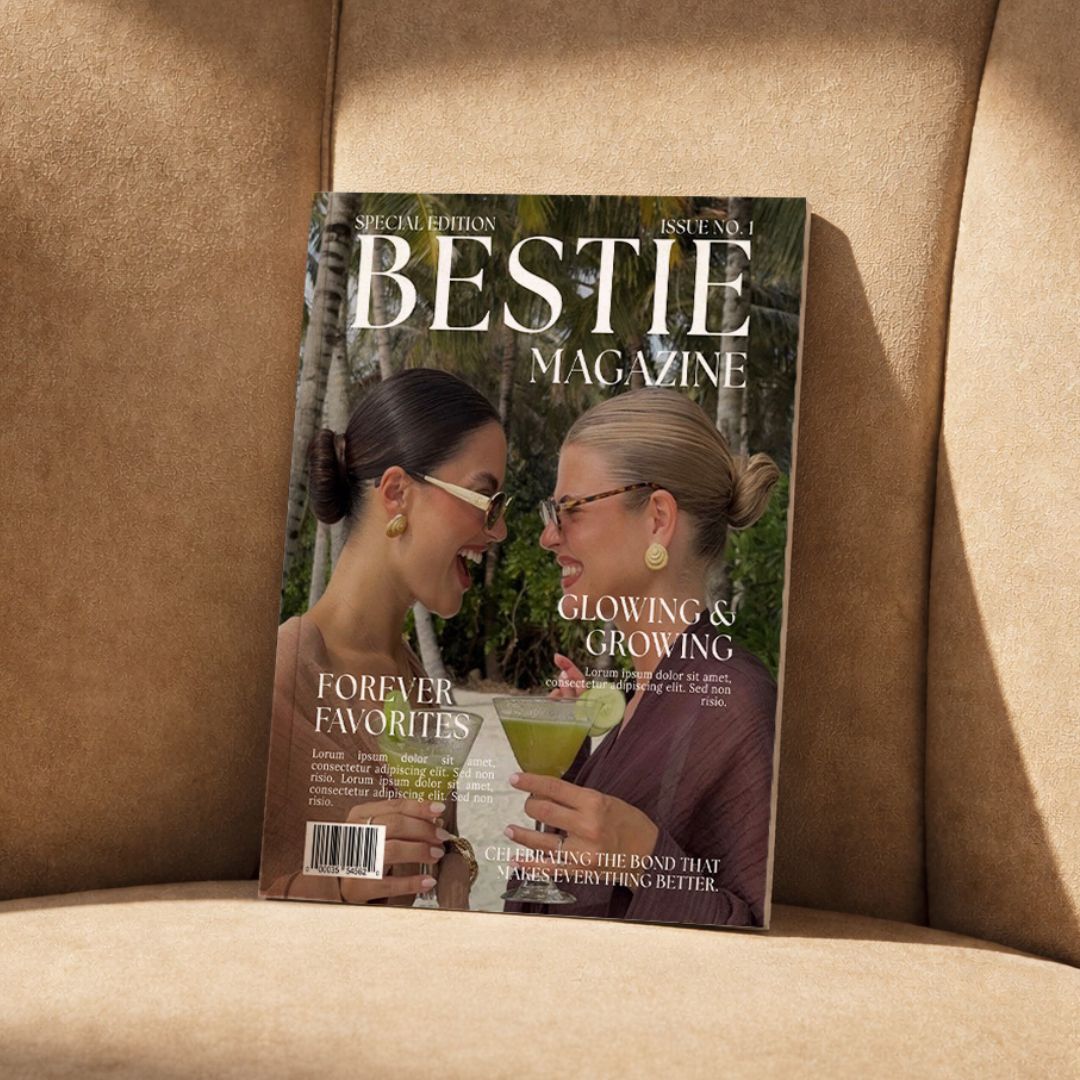 Magazine Template Canva – Best friend edition | Seven Four Templates
