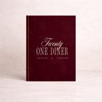 BURGUNDY BLUSH -  21 diner - Seven Four Templates