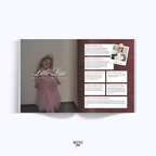 BURGUNDY BLUSH -  21 diner - Seven Four Templates