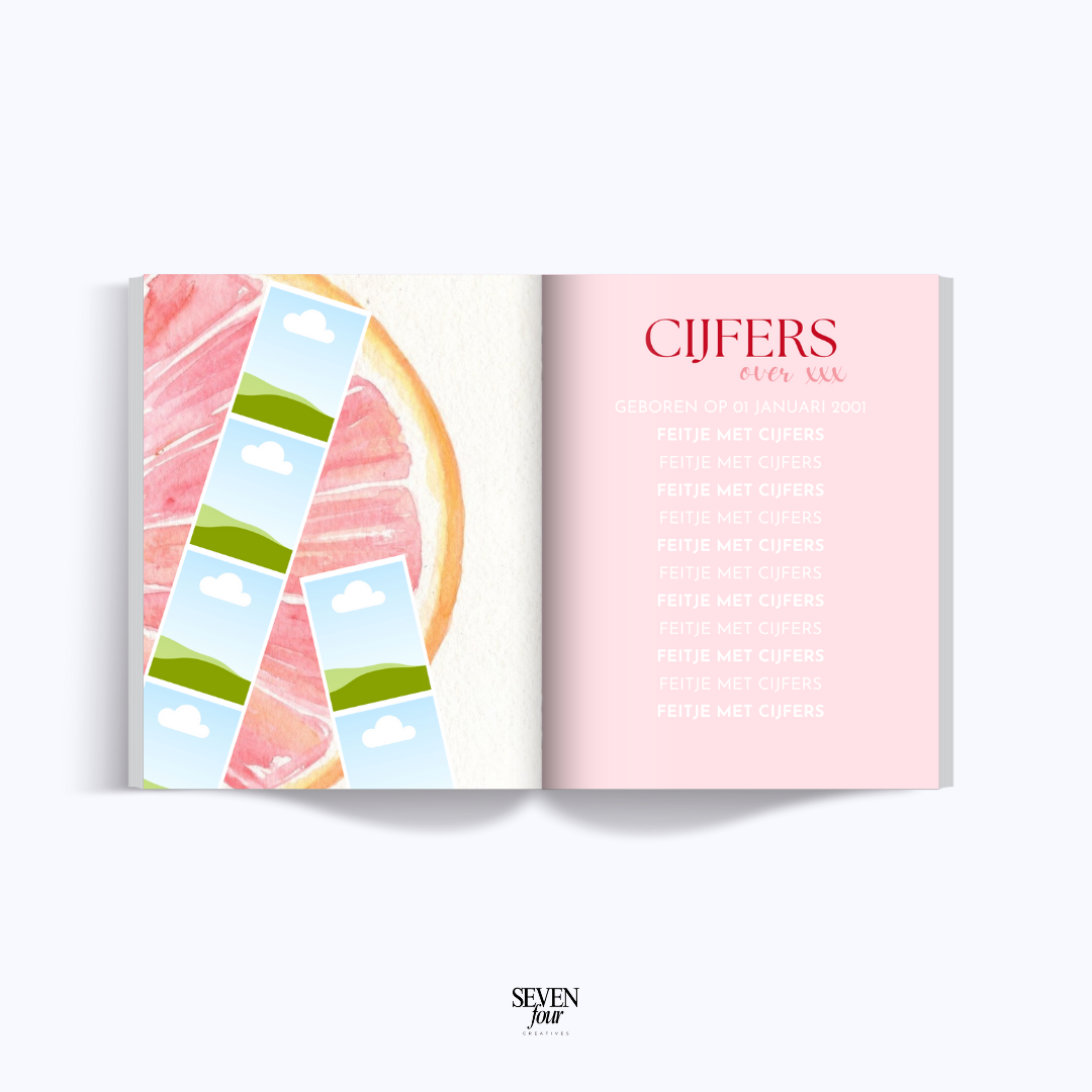 CON AMORE -  21 diner boek - Seven Four Templates