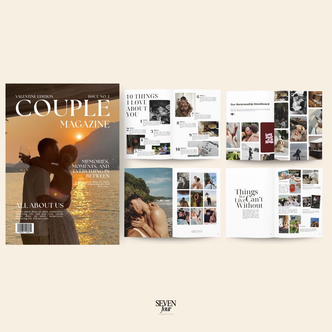 COUPLE EDITION -  Magazine - Seven Four Templates