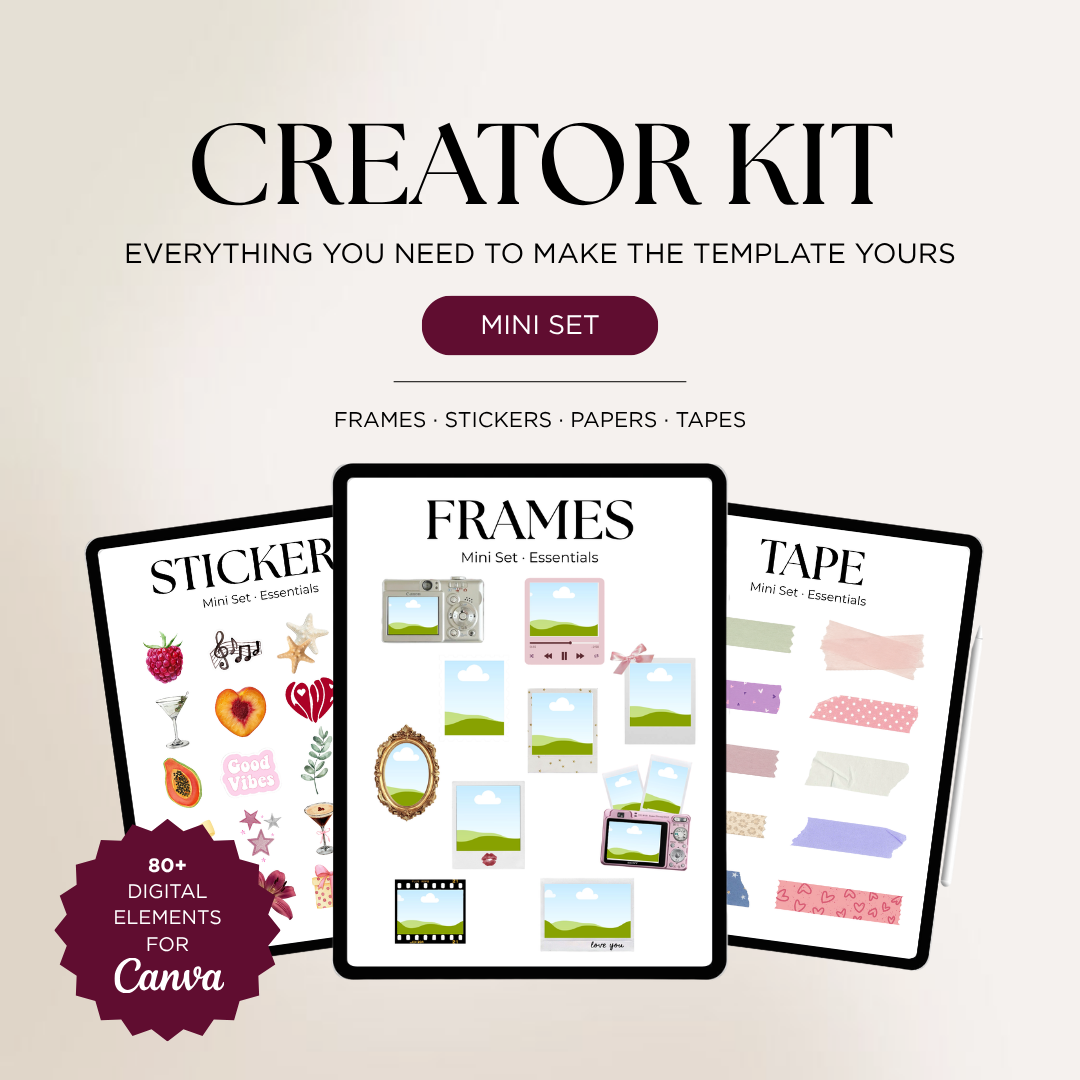 CREATOR KIT MINI - Style Your Template - Seven Four Templates