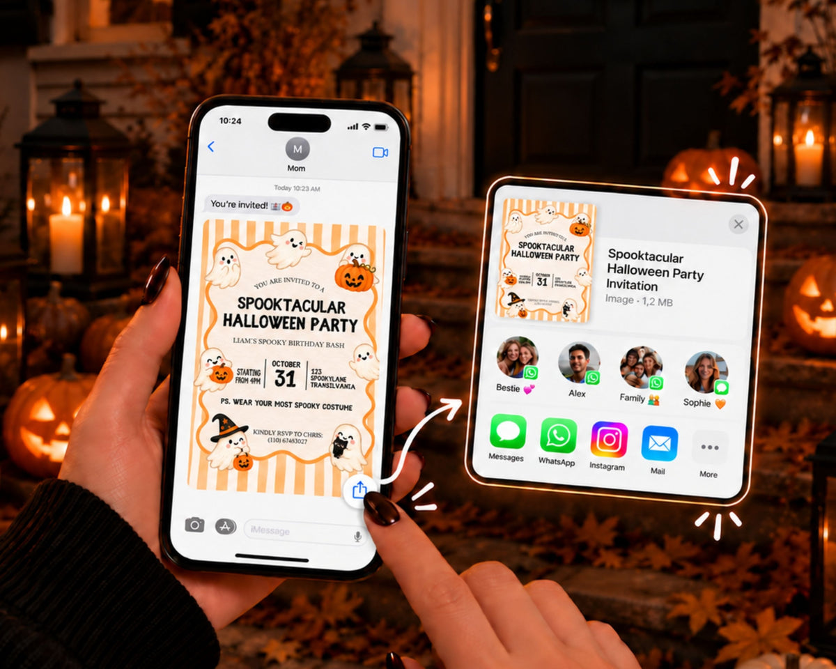Halloween Invitation - Let's Get Spooky