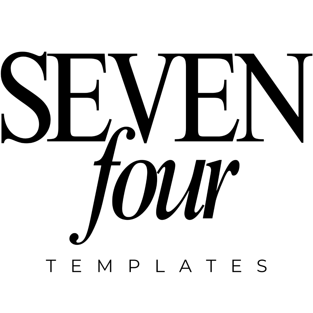 Logo PNG Black | Seven Four Templates