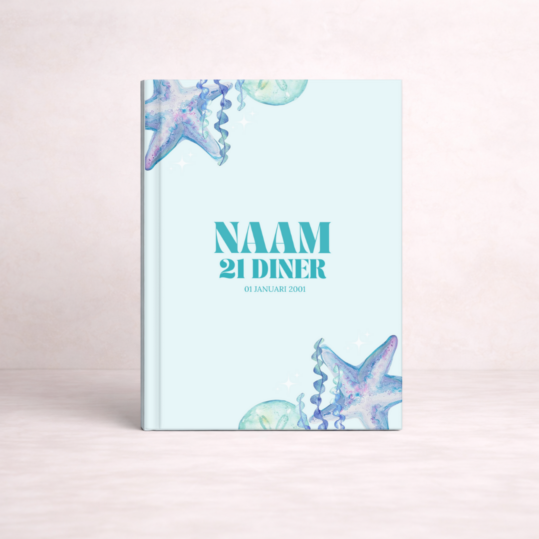 OCEAN BREEZE -  21 diner boek - Seven Four Templates