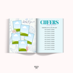 OCEAN BREEZE -  21 diner boek - Seven Four Templates