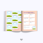 SUNSET SOIRÉE - Birthdaybook- Seven Four Templates
