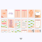 SUNSET SOIRÉE - Birthdaybook- Seven Four Templates