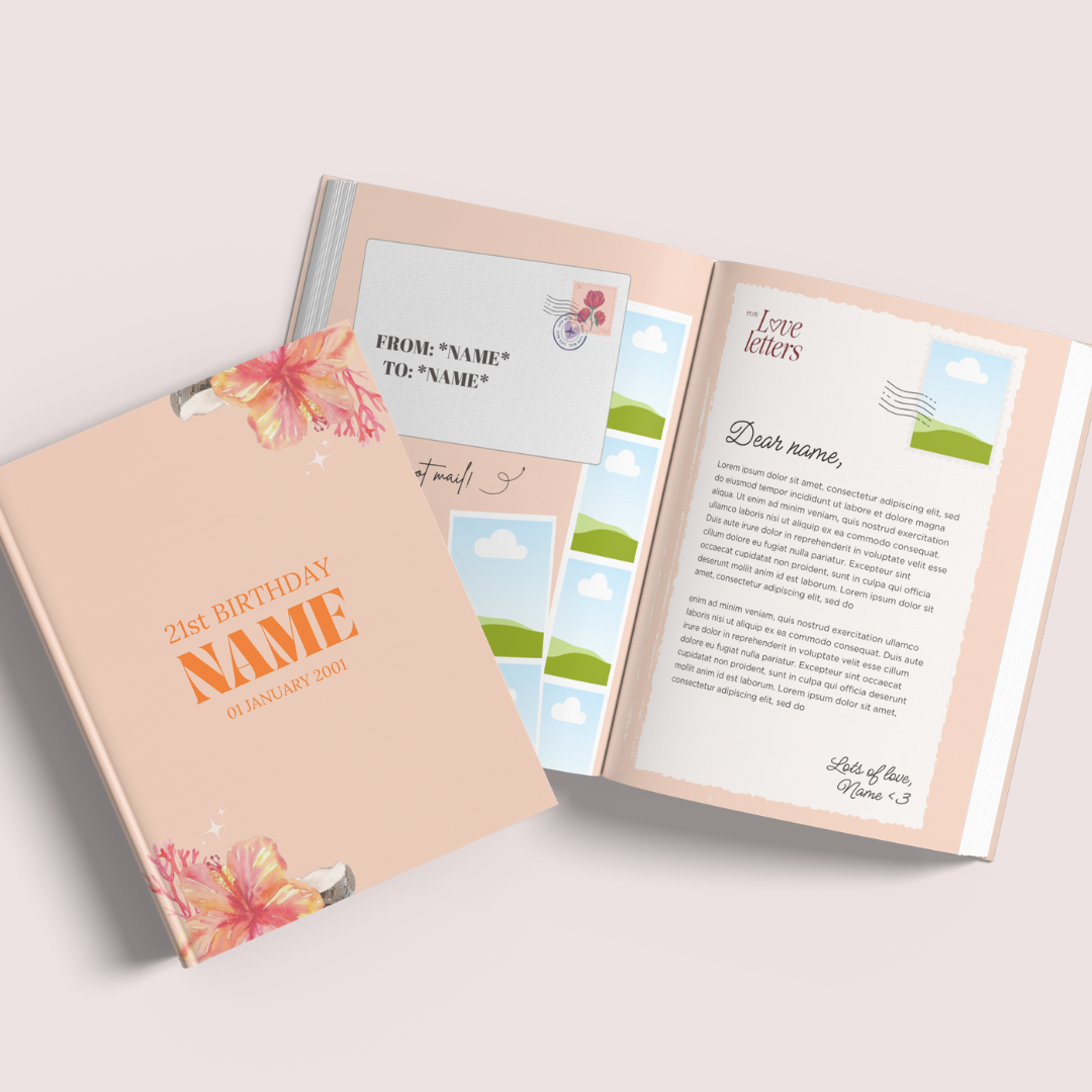SUNSET SOIREE - Birthdaybook - Seven Four Templates