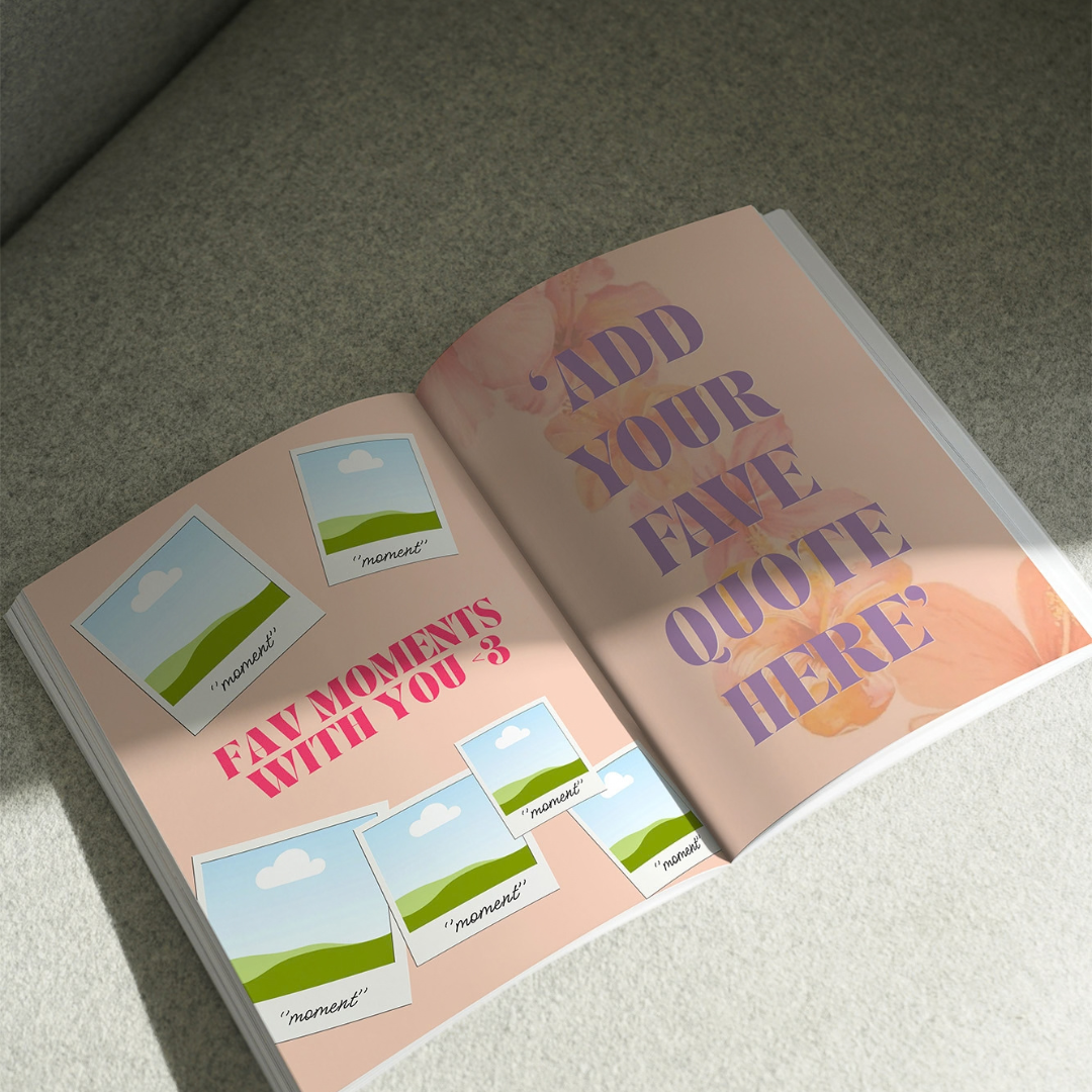 SUNSET SOIREE - Birthdaybook - Seven Four Templates