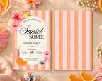 Aesthetic Invitation - Sunset Soirée